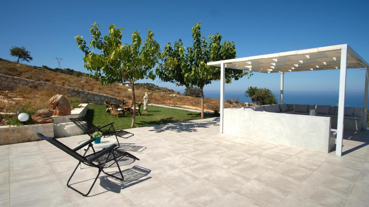 Eva Villas West With Infinity Pool & And Panoramic Sea View Gerani  Exterior photo